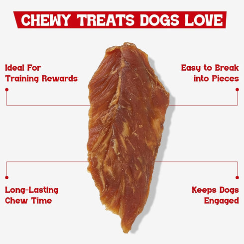 38oz, 100% Beefeaters Chicken Jerky Strips for Dogs Real Chicken Breast, Oven-Baked, Grain-Free Dog Treats for Training