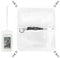 Paddle Board Deck Bag, SUP Accessories Mesh Storage with Waterproof Phone Case & 4pcs D-Ring Patches