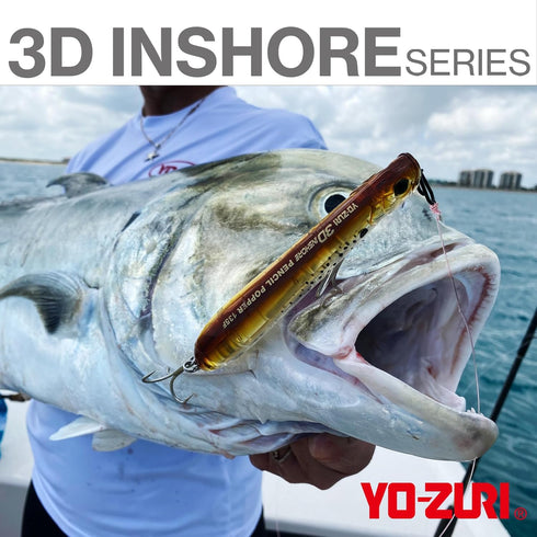 Yo-Zuri R1349-HGBL 3D Inshore Twitchbait - 130Mm 5-1/4", Gold Black
