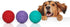Snug Rubber Dog Balls - Tennis Ball Size for Small and Medium Dogs, Virtually Indestructible (3 Pack - Fresh)