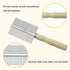 Wooden Handle Grooming Comb for Dogs and Cats - Double-Sided Pet Grooming Tool