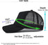 YOLAI Mens Womens Color Matching Baseball Caps Adjustable Sunscreen Trucker Hat Mesh Breathable Sun Hats