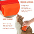 2pcs Pet Dog Cat Hair Remover, Hollow Silicone Cleaner Brush for Pet and Furniture Cleaning