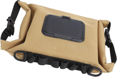 BTSEURY Travel Camping Wipes Dispenser Pull Out Type Large Capacity Canvas Portable Camping Wet Wipe Pouch for Office