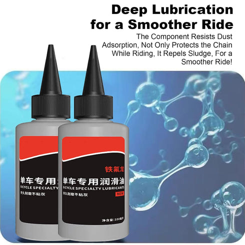 Generic 100ml Commuting Cycling Maintenance Lubricating Oil - Bike Lubricant | Fast-Drying Bike Oil Chain Lubricant