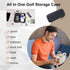 Golf Glove Holder Case with Removable Glove Shaper - Portable Accessories Organizer for Men & Women Golf Caddy