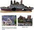 Aquarium Shipwreck Decorations, Resin Titanic Lost Wrecked Boat, Sunken Ship Ornament for Fish Tank