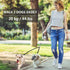 Dual Retractable Dog Leash for Walking 2 Large or Small Dogs (Up to 44 Lbs Each), 16ft Extendable with Poop Bags (Gray,