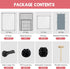 32 48" 32" 24" Panels Small Animal Playpen, x x Transparent Playpen with Waterproof Mat,Plastic Enclosure,Puppy Play