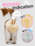 Dono Disposable Dog Diapers Female with Wetness Indicator, Disposable Doggie Diapers for Dogs in Heat, Super Absorbent