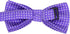 Puppy & Kitten Collar Bow Tie, Adjustable for Small Cats & Dogs, Lavender Purple with White Polka Dots