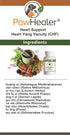 Heart Support - Heart-Yang Vacuity (CHF) - 50 Grams Herbal Powder Remedy for Dogs & Pets - Coughing, Gagging, Wheezing