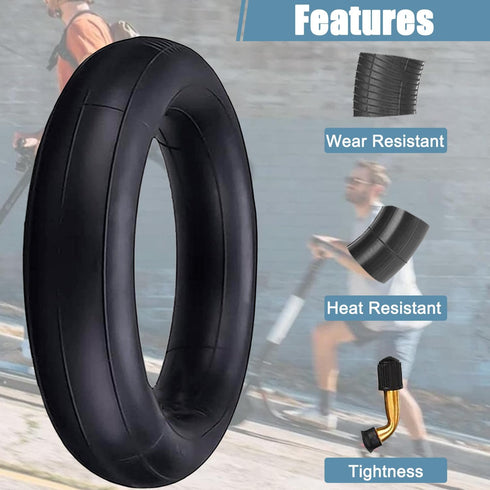 Tire & Tube Replacement, 10x2.125 inches Electric Scooter Wheels for Front or Rear (2 inner tire)