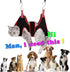 Cat Grooming Hammock Harness for Small Dogs, Pet Restraint Bag for Nail and Ear Care, XS Size