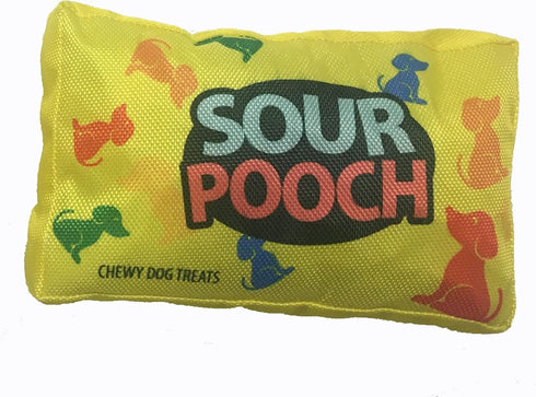 SPOT by Ethical Products - Fun Candy Whimsical Funny Dog Squeak Toys - Sour Pooch