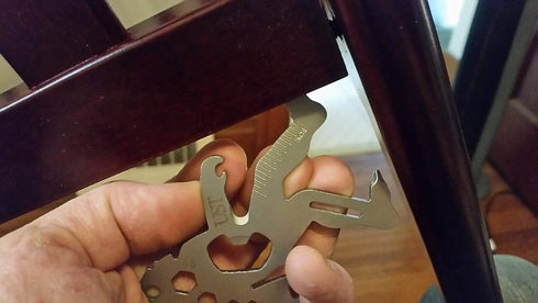 UST Tool-a-Long Multi-Tool Carabiners - Durable Stainless Steel for Hiking, Kayaking, Camping, Travel