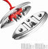 TINGZHIGO 5 Inch Boat Folding Cleats, 2 Packs Marine Flip-up Metal Dock Cleats, 316 Stainless Steel with Screws