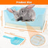 Chinchilla, BWOGUE Large Rabbit Litter Box Toilet,Potty Trainer Corner Bedding with Drawer Larger Pet Pan for Adult