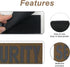 Tactical Reflective Laser Cut Security Guard Patch 6x2 inches for Officer Department Vest Bag Backpack (RF Coyote Tan,