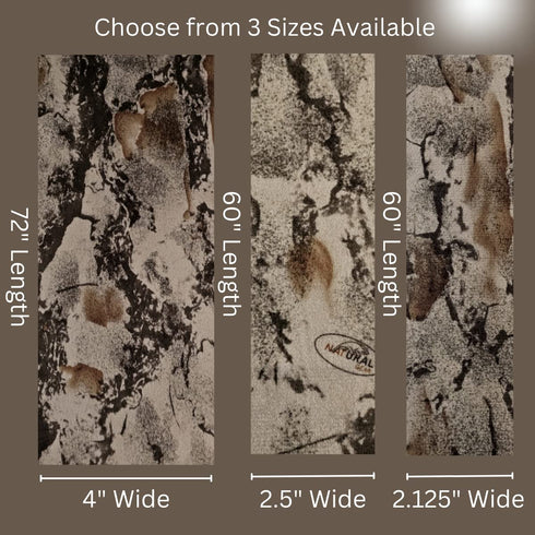 Natural Gear Camo Silencing Tape, Self Adhesive Fabric for Quieting Metal Hunting Gear, 4” x 72” Roll