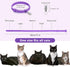 Weewooday 5 Set Calming Collar for Cats, Adjustable Waterproof Collars to Reduce Anxiety with 5 Pet ID Pendants (Purple)