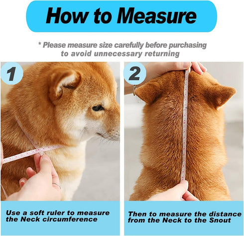 Supet Adjustable Dog Cone Collar for Recovery, Comfortable Elizabethan Neck Collar for Dogs