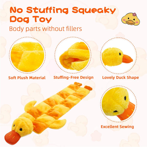 Mihachi Dog Squeaky Toys - 16 Squeakers for Aggressive Chewers, Tug of War Toy for Small, Medium, Large Breeds