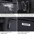 Rhinowalk Bike Handlebar Bag, Waterproof Multifunctional Front Bag for Mountain and Road Bikes, Cycling Accessories