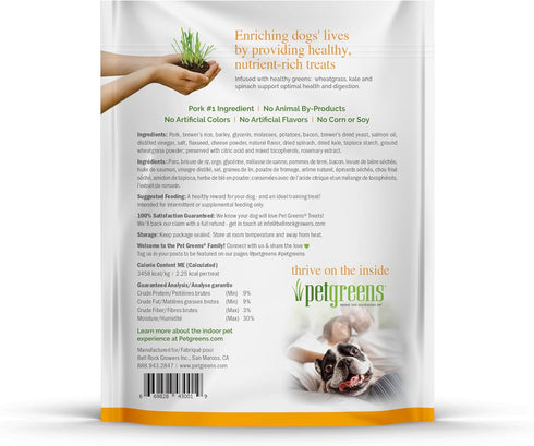Pet Greens Soft-Chew Dog Li'L Treats, Yellow, Small
