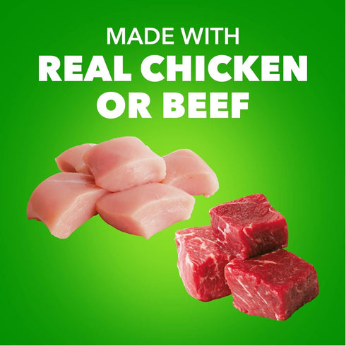 13 oz., Pack 24 Iams Proactive Health Wet Dog Food, Chicken Chunks in Gravy and Beef Chunks in Gravy