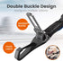 IOKHEIRA Updated Adjustable Dog Seatbelt, Reflective Bungee Car Seat Belt with Rotatable Carabiner, Hook & Buckle