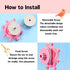 Generic Parrot-Toy Interactive Spinner Rattle Bird-Toys for Parakeet-Cockatiel Bird Cage Accessory Relieves Boredom