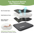 Backpacking (Grey-2pack) Inflatable Seat Cushion, Self Inflating Memory Foam Stadium Seat Cushion Lightweight Camping