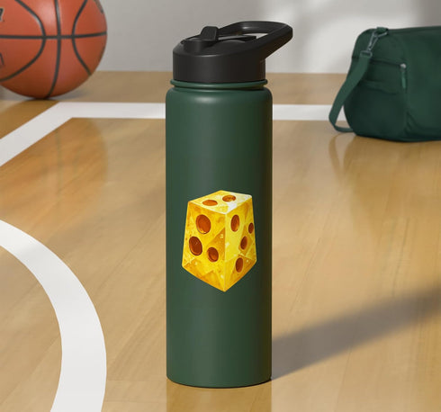 Novelty Gaming Accessory for Cheese Lovers Funny Cheese Dice Design for Game Nights and Gatherings Stainless Steel