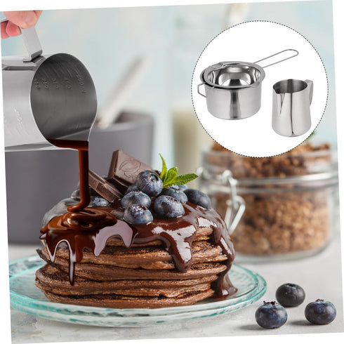 Backpacking MAGICLULU Cookware Large Capacity Milk Pan Thicker Body for Uniform Heat Ideal for Outdoor Hiking