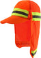 Trendy Apparel Shop High Visibility Reflective Ball Cap with Removable Mesh Flap