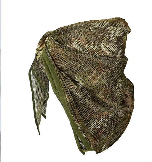 LOOGU Tactical Mesh Net Camo Scarf, Camouflage Netting for Wargame, Sports & Outdoor Activities