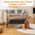 Pet Bed Mesh Elevated Dog Bed, Breathable Indoor Pet Hammock, Detachable Dog Bed for Puppy Sleeping