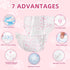 FUNLIYING 90 Count 16-22 Disposable Dog Diapers Female Doggie Diapers for Female Dogs (Waist in XL) Super Absorbent