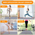 MDIBELZYH Non-Slip Dance Floor, Portable PVC Workout Pad for Ballet Pilates- Perfect for Home, Gym, Fitness, Studio