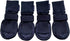 Paw Protector Dog Boots Set of 4 - Breathable and Soft Nonslip Soles, Color Black, Size Small