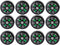 12Pcs Button Compass, Oil Filled Mini Pocket Button Compass for Camping, Hiking,