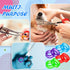 24 Pcs Silicone Scissors Finger Rings, Soft Dog Grooming Scissors Accessories for Hair Cutting, 8 Colors