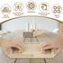 YLMFTNU Wooden Finger and Wrist Trainer, Wooden Finger Exerciser, Interactive Finger Wrist Competition Board, Tug