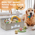 Dog Toy Basket, Specially Designed for Dog Toy Storage, Collapsible Dog Toy Box with Handle,Perfect for Storing Pet Toys and Accessories (Light Khaki)