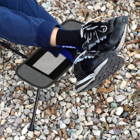 UKQRRTC Universal Camping Chair Foot Rest Folding Attachable Footrest Leg Rest Outdoor Retractable Folding Chair