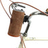 Tourbon Bike Handlebar Pouch, Canvas and Leather Bicycle Water Bottle Drink Cup Holder