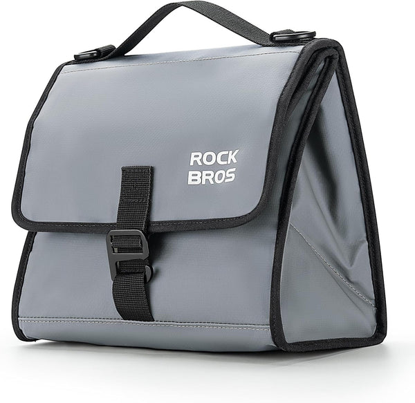ROCKBROS Bike Bag, 4L-7L Adjustable Capacity Bicycle Bag for Brompton Folding Bike, Waterproof Front Storage Bag