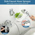 (5 Klleyna Filter Dog Shower-Attachment for Bathtub-Faucet - ON/OFF Shower Head Attaches to Tub Spout, Pet Wash Hose