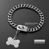 Strong Stainless Steel Cuban Link Dog Chain Collar, Pet Necklace Walking Collar for Small Dogs, Cats (Length - 10'')
